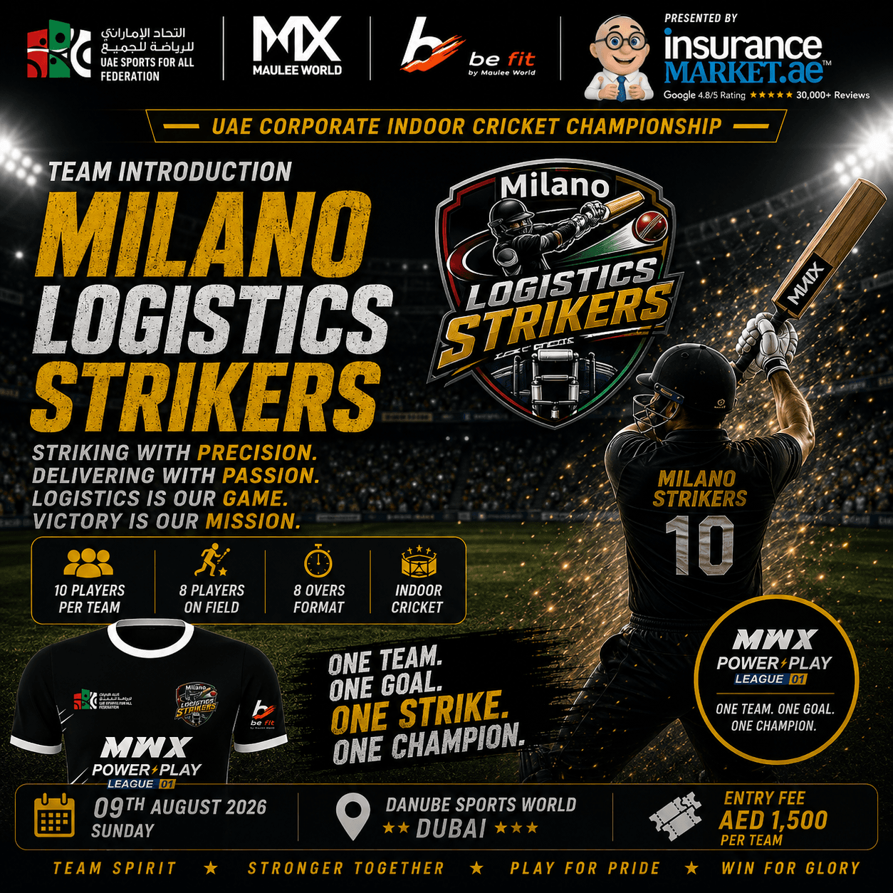 Milano Logistics jersey